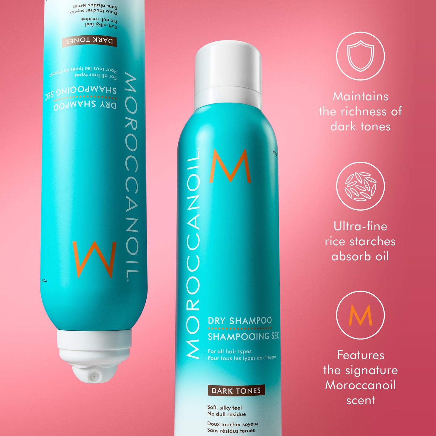 Professional hair styling dry shampoo spray