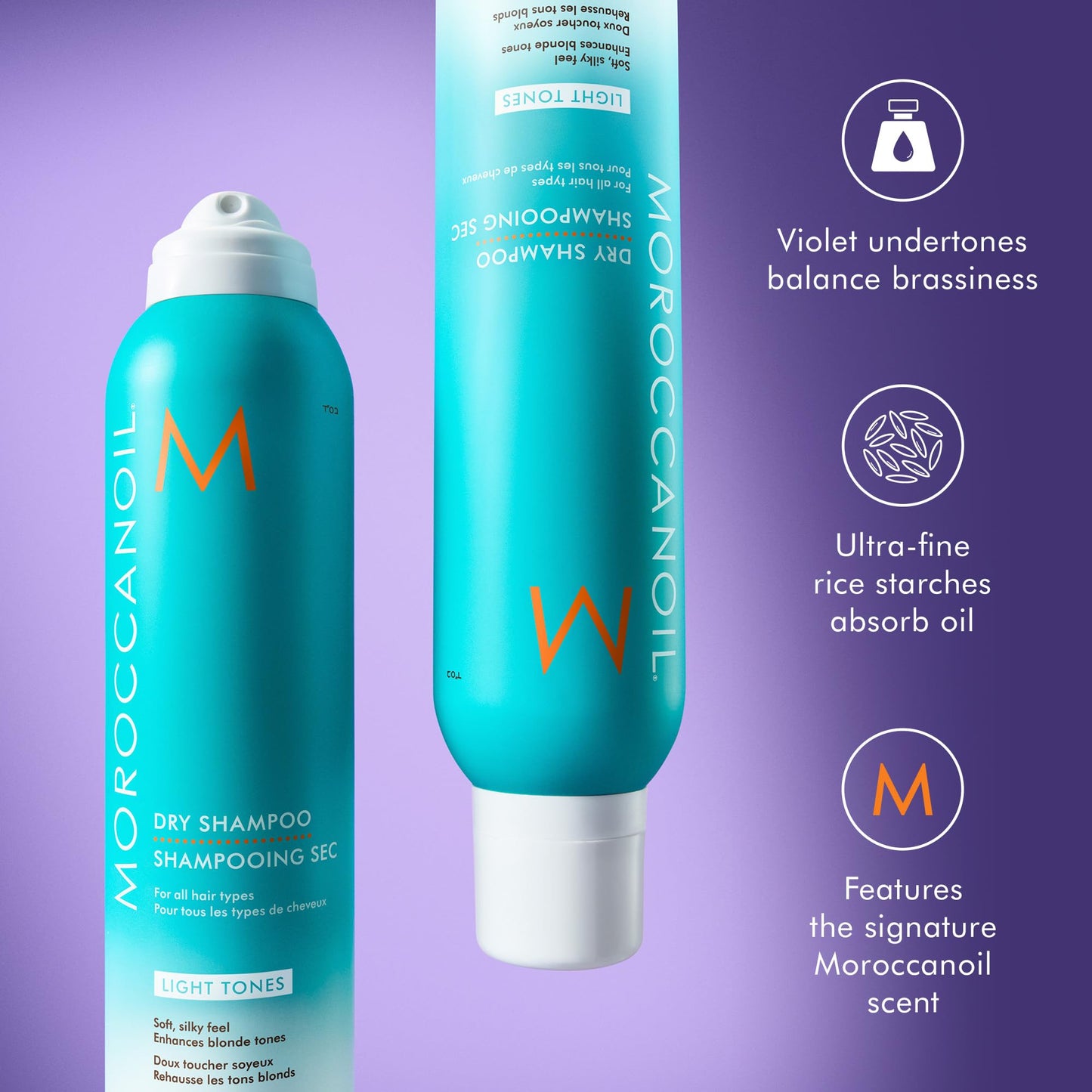 Moroccanoil dry shampoo light tones nozzle close up