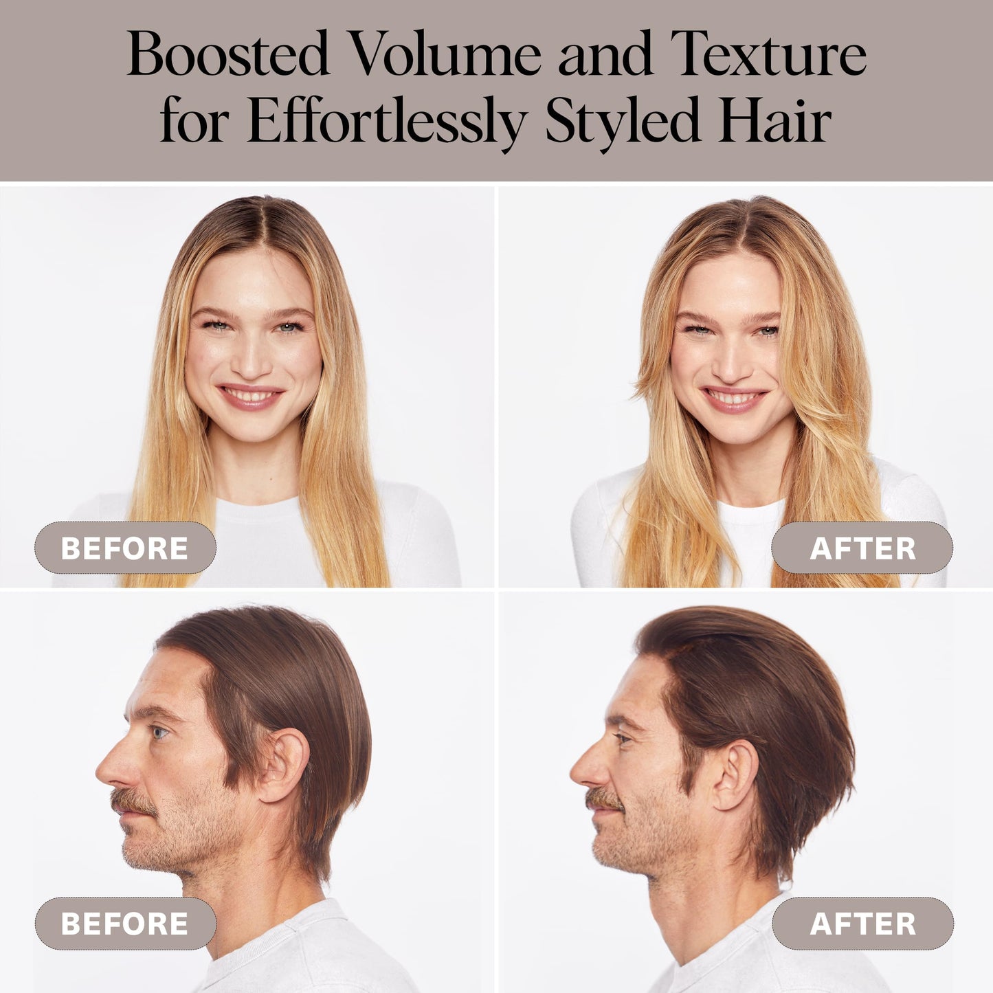 Application of Kitsch dry shampoo on roots