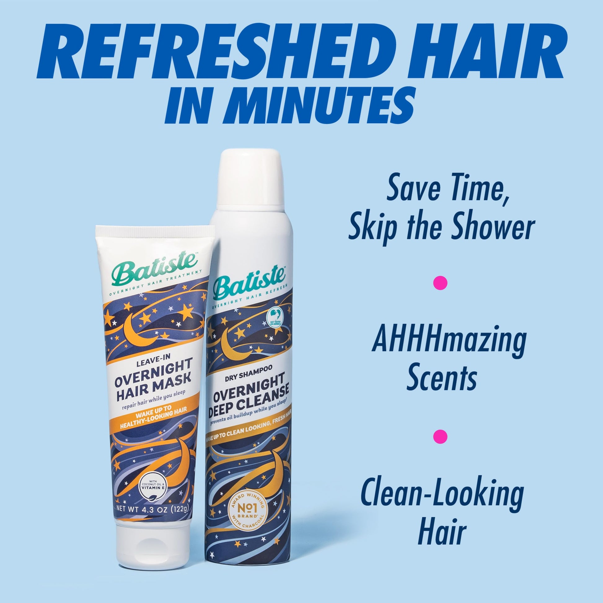 Side view of Batiste 3.81 ounce dry shampoo can