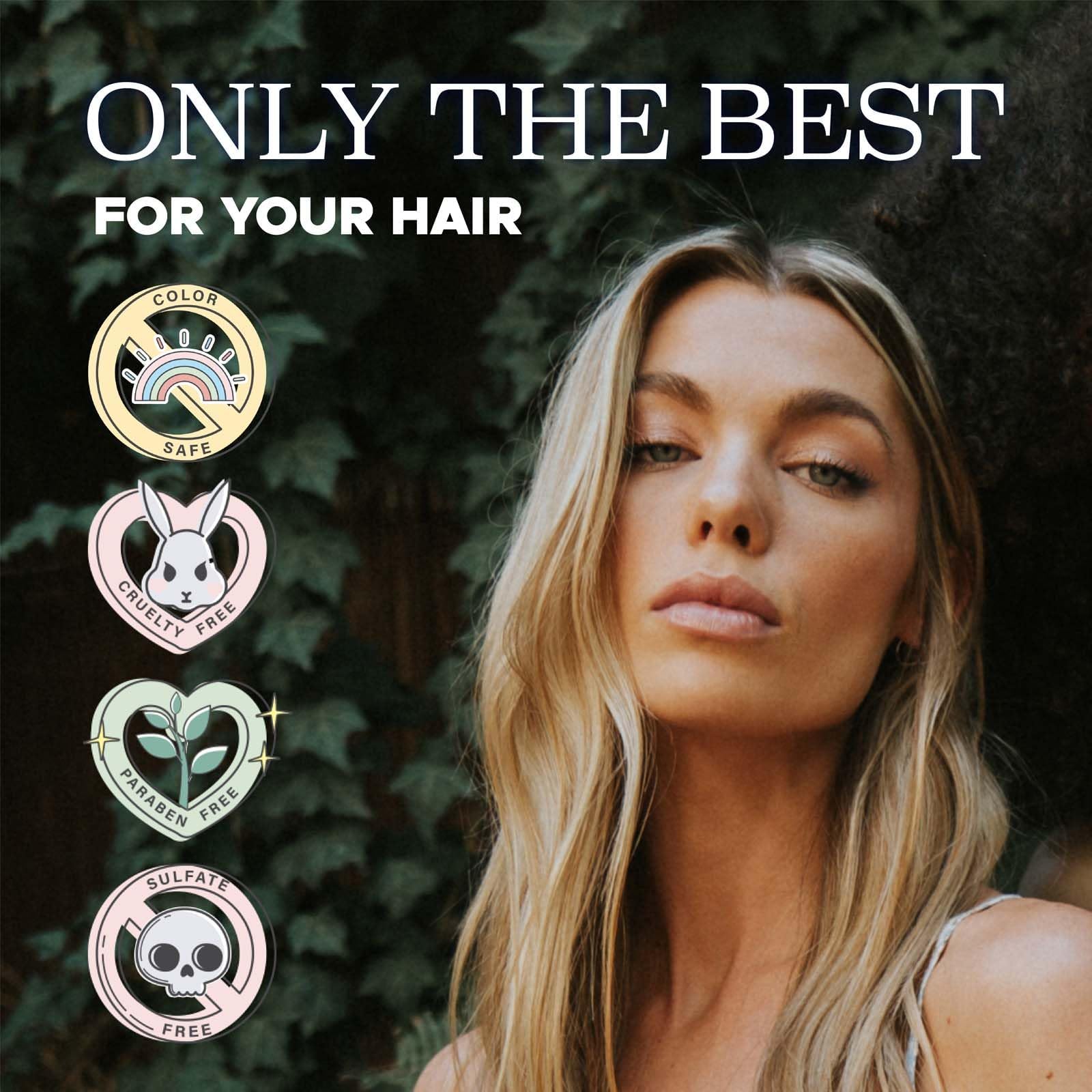 Luseta Rosemary Mint strengthening hair treatment infused with biotin and argan oil.