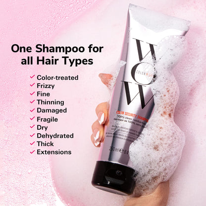 Color Wow Color Security Conditioner packaging displaying fine to normal hair specifications