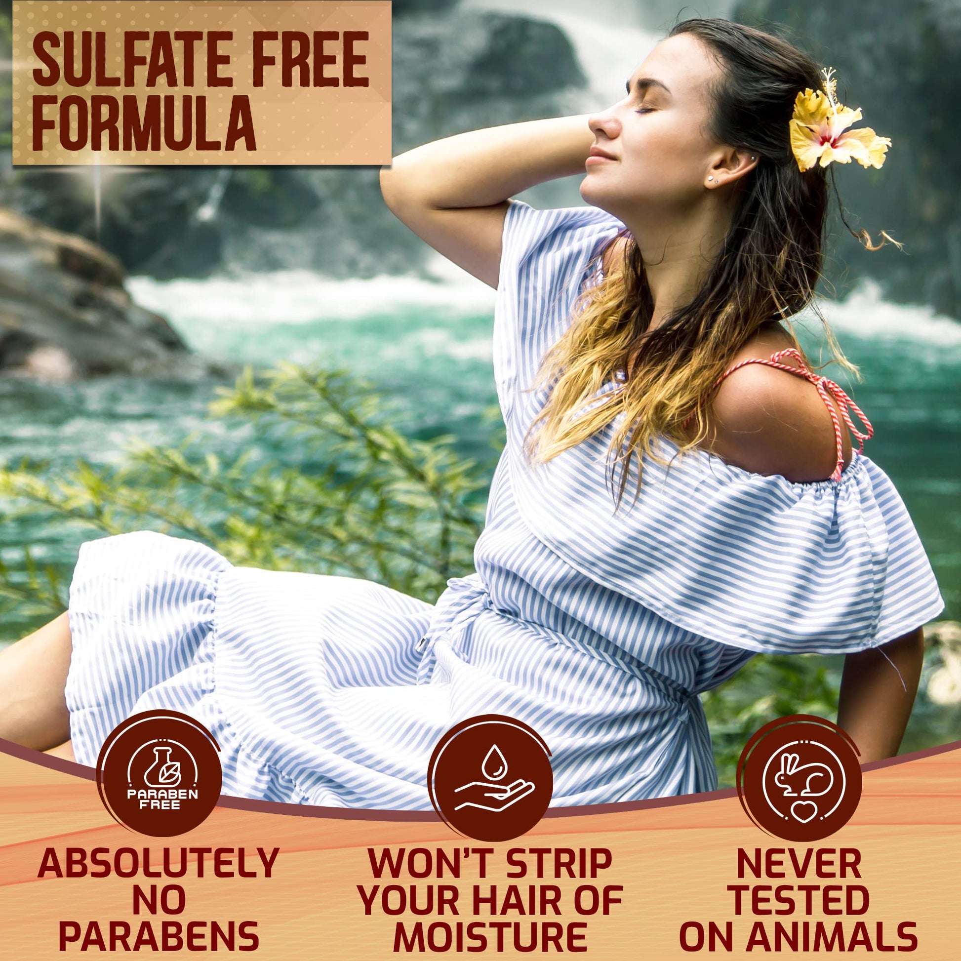 Pure Nature Lux Spa argan oil shampoo bottle displaying active ingredients