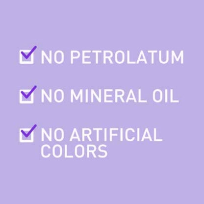 Hydrating hair conditioner bottle back label featuring the clean formula free from mineral oils and parabens.