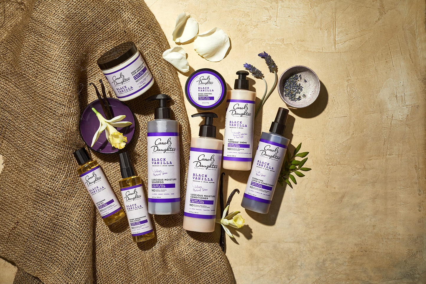 Rich cream conditioner texture presentation emphasizing the deep detangling and moisturizing qualities for dry ends.
