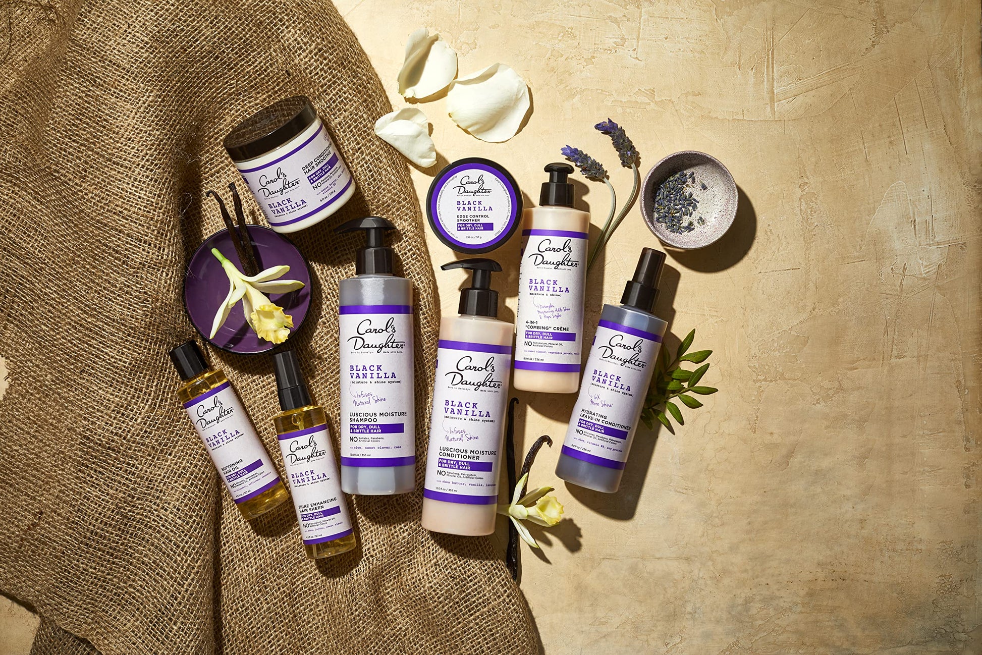 Rich cream conditioner texture presentation emphasizing the deep detangling and moisturizing qualities for dry ends.