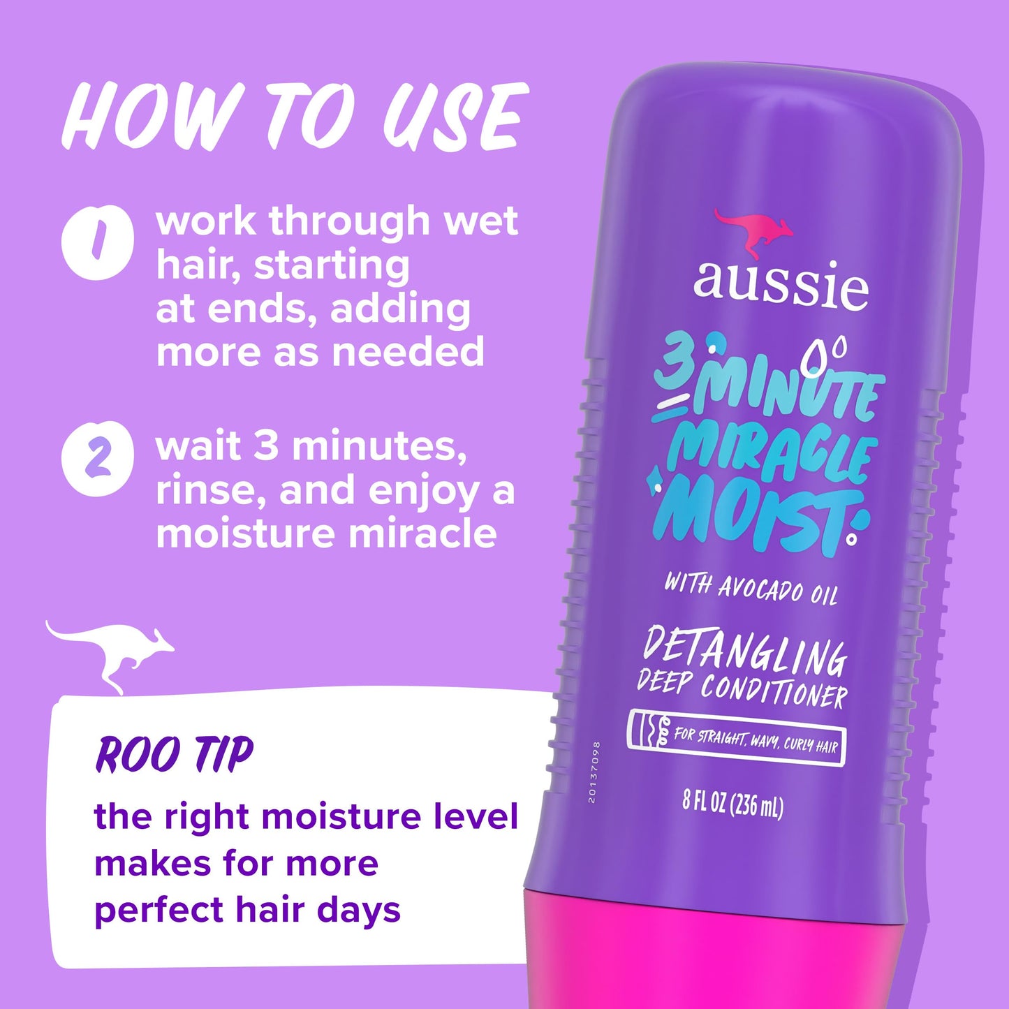 Aussie Total Miracle 7 in 1 hair care collection set standing upright
