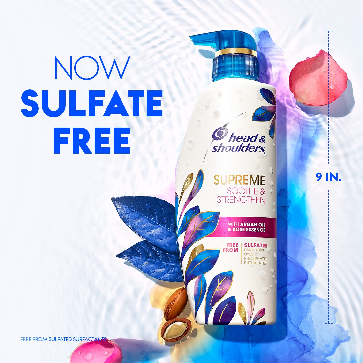 Sulfate-free dandruff treatment bundle with argan oil and rose essence