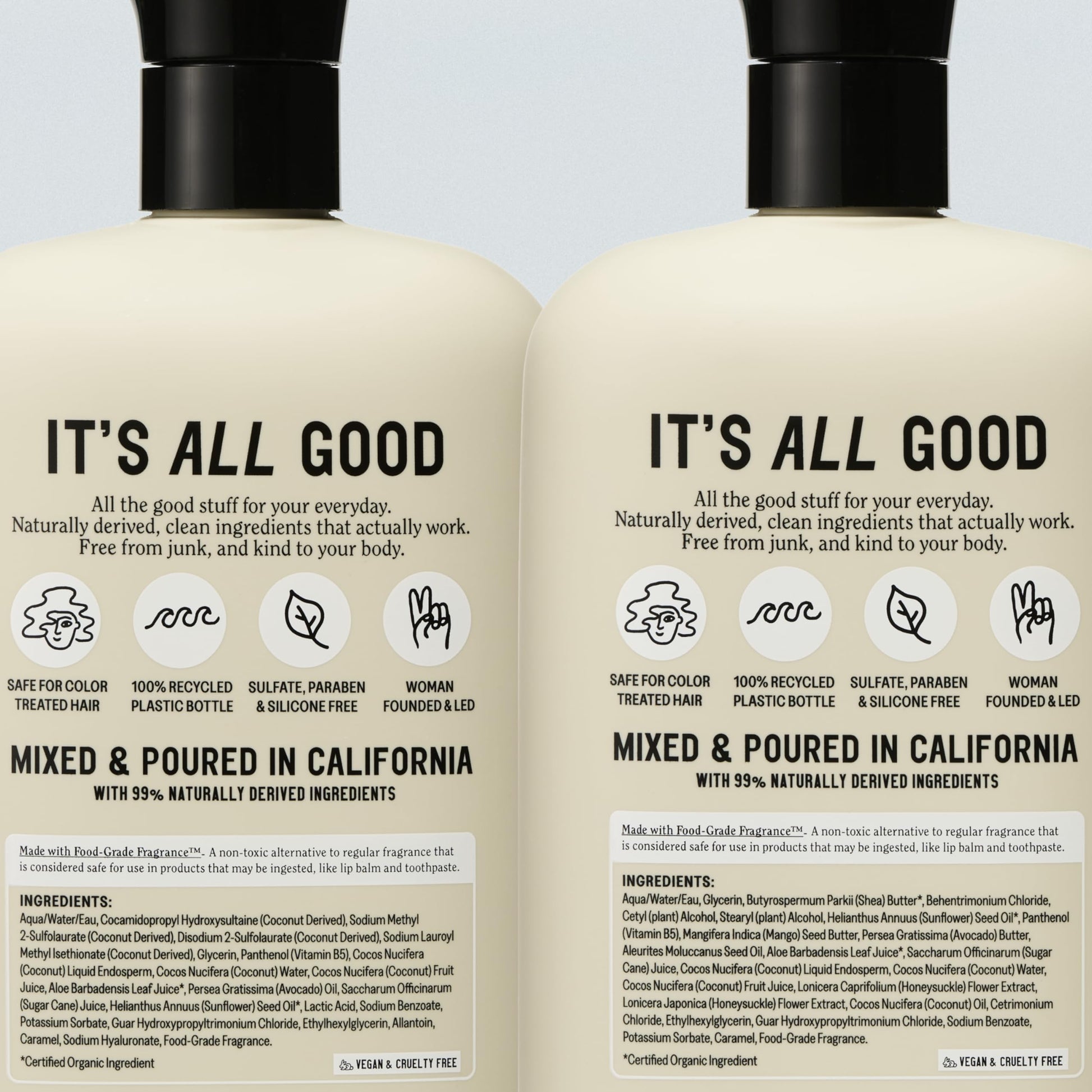 Moisturizing daily hair care routine for dry and color treated hair types