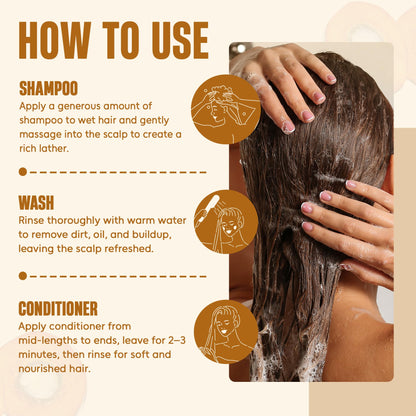 Close up view of the packaging highlighting biotin and tea tree formula for fine hair thickness