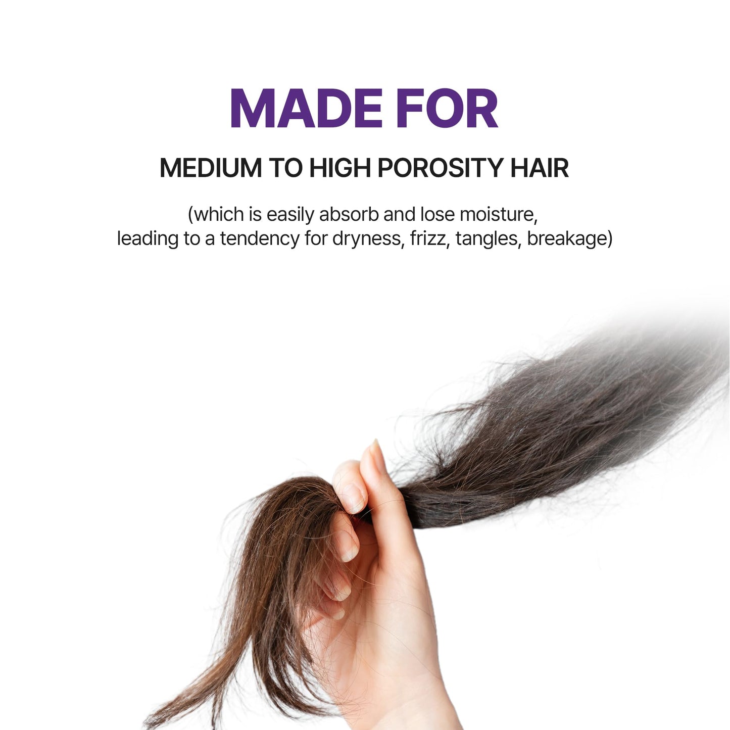 KUNDAL Hydro Intensive Protein Hair Treatment bottle showing usage directions