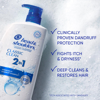 USA imported Head and Shoulders shampoo and conditioner bottle set displaying product details