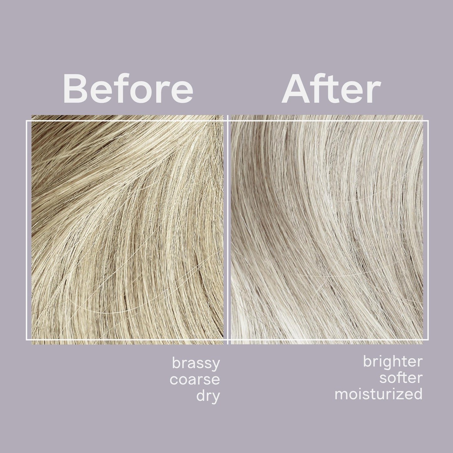 Jhirmack Ageless Purple Shampoo bottle highlighting color correction formula for grey hair
