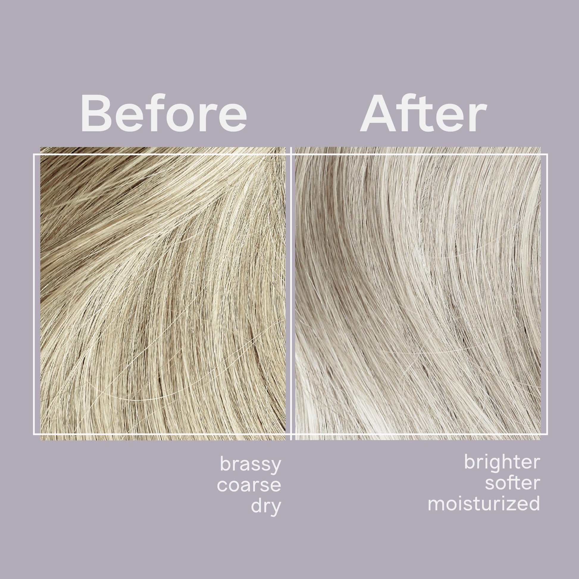 Jhirmack Ageless Purple Shampoo bottle highlighting color correction formula for grey hair