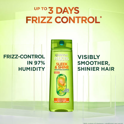 Garnier Fructis Sleek and Shine duo pack for seventy two hour humidity protection