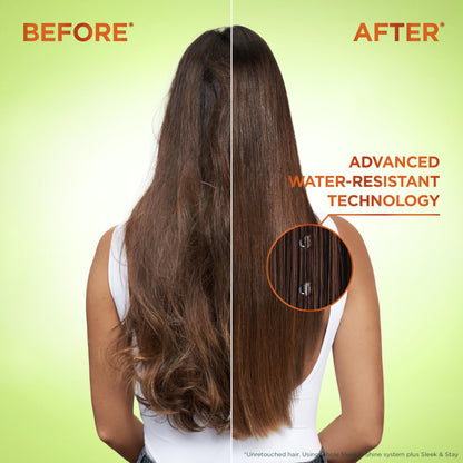 Premium imported Garnier Fructis green bottles for professional home frizz control