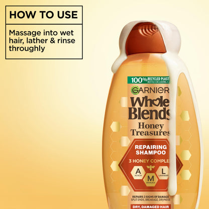 Garnier Whole Blends deep moisturizing hair care set for intense hydration