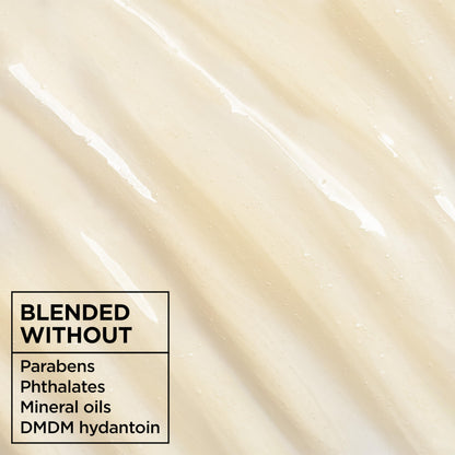 Close up of the eco friendly recycled plastic packaging for Garnier Honey Treasures duo
