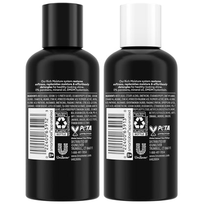 TRESemmé travel size shampoo bottle for dry hair