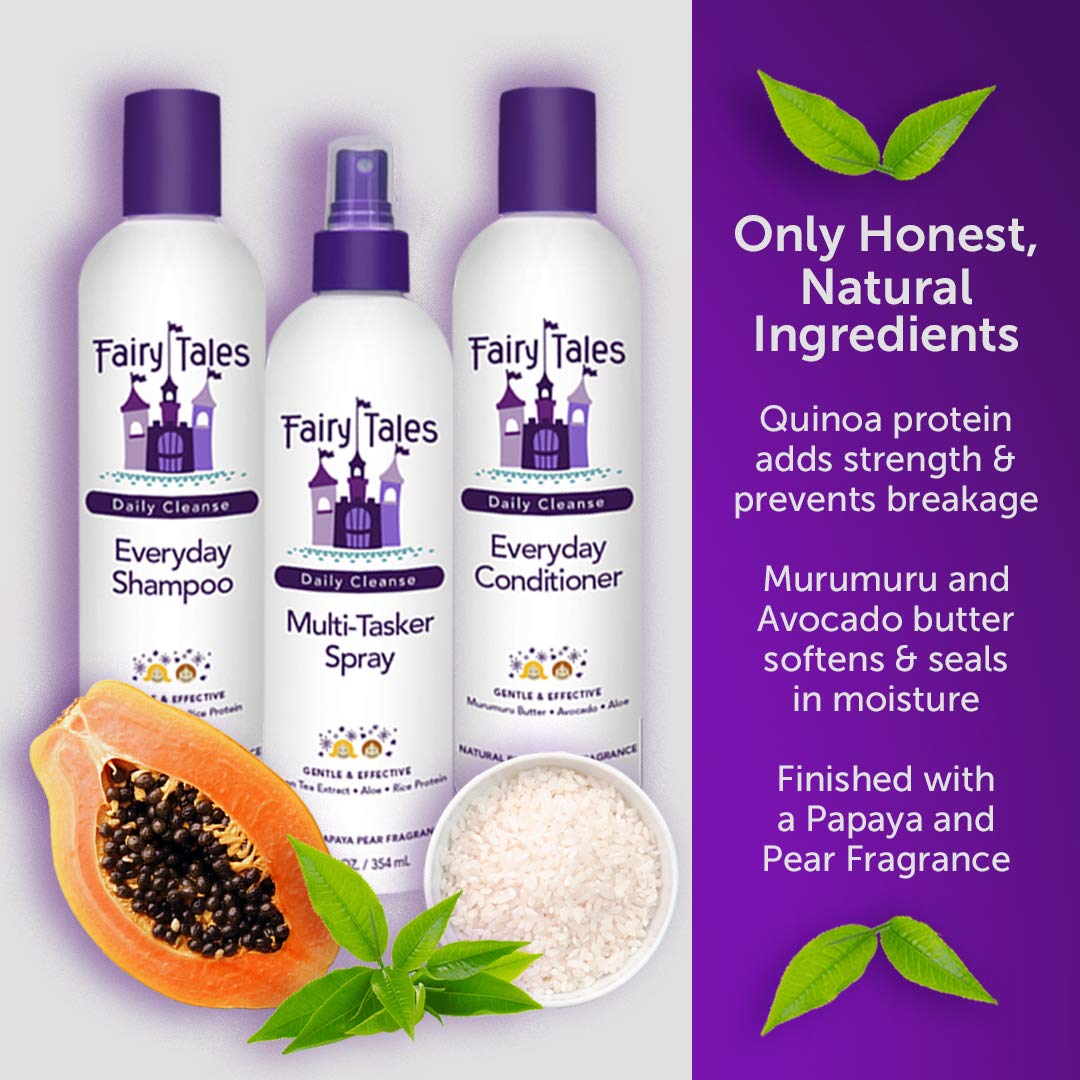 Fairy Tales daily moisturizing children conditioner bottle for tangle free hair