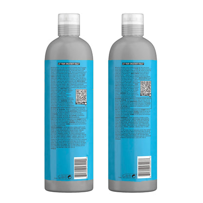 TIGI Bed Head Recovery Moisturising Shampoo bottle showing ingredients and professional hydration benefits