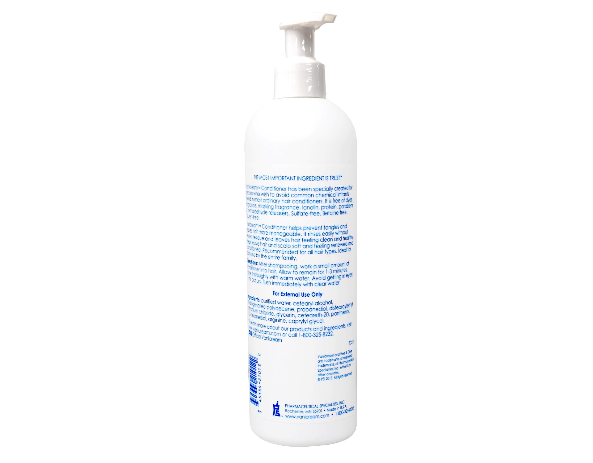 Vanicream USA imported authentic shampoo and conditioner daily scalp care bottles