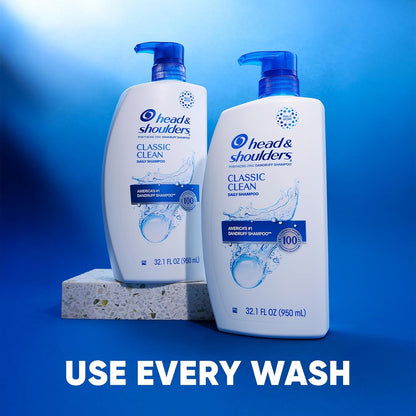Head and Shoulders paraben free hydrating scalp shampoo display