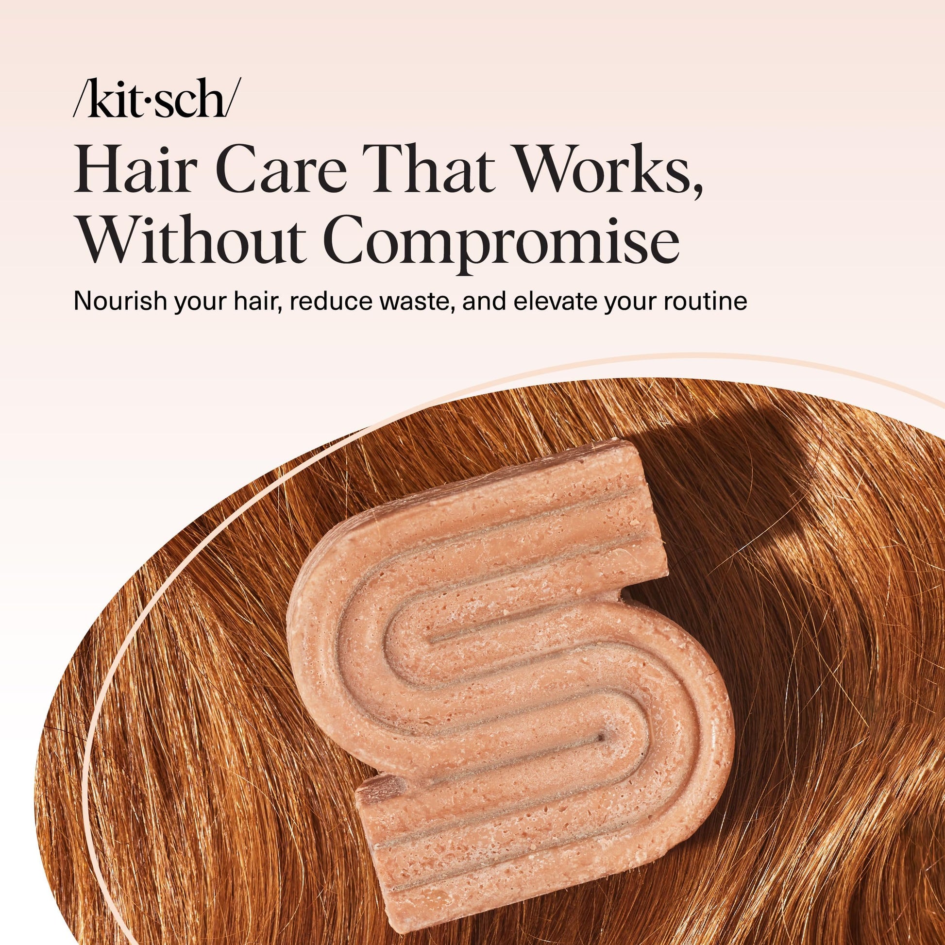 Premium imported Kitsch Rice Water Shampoo Bar for men and women hair care