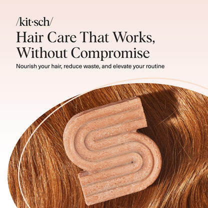 Premium imported Kitsch Rice Water Shampoo Bar for men and women hair care