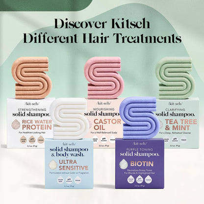 Authentic Kitsch USA made rosemary biotin bar for scalp nourishment