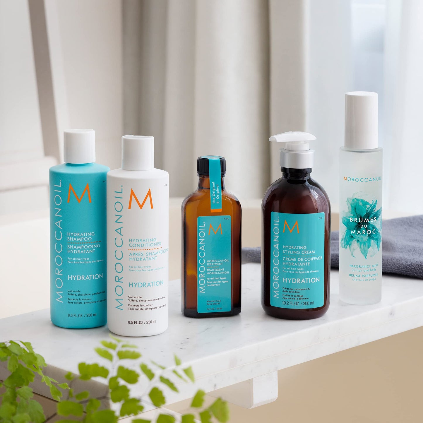 Moroccanoil daily moisturizing shampoo clean sulfate free hair cleanser
