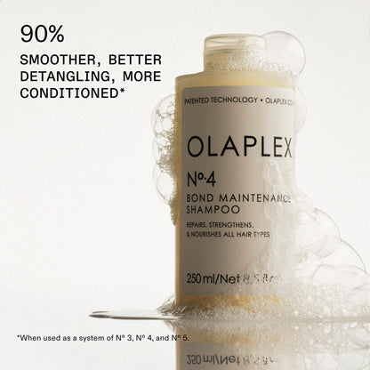 Olaplex Number Seven Bonding Oil bottle displaying lightweight texture