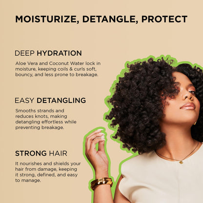 African Pride aloe and coconut water pre-shampoo treatment packaging details