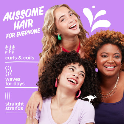 USA imported Aussie shampoo back label showing ingredients and directions