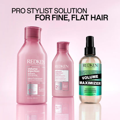 Close up of the professional grade volumizing hair product for daily salon care