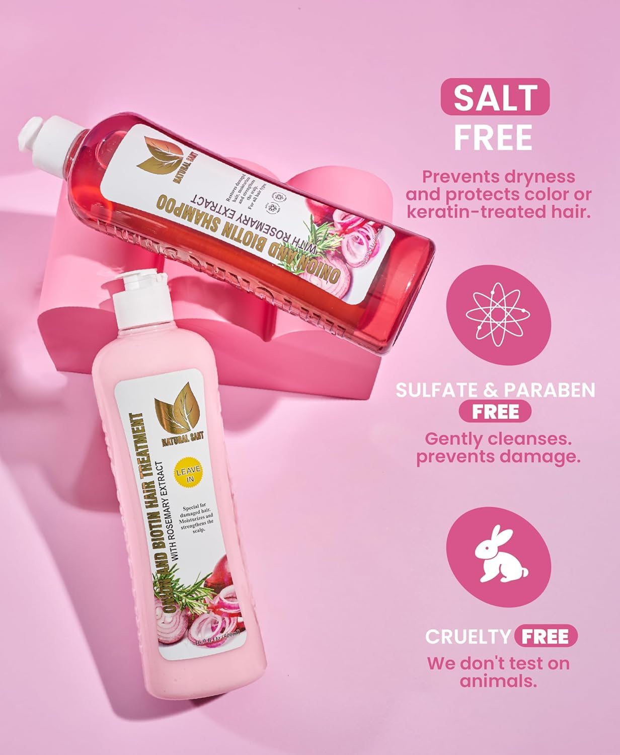 Natural Sant scalp care set imported from the USA for postpartum hair shedding solution
