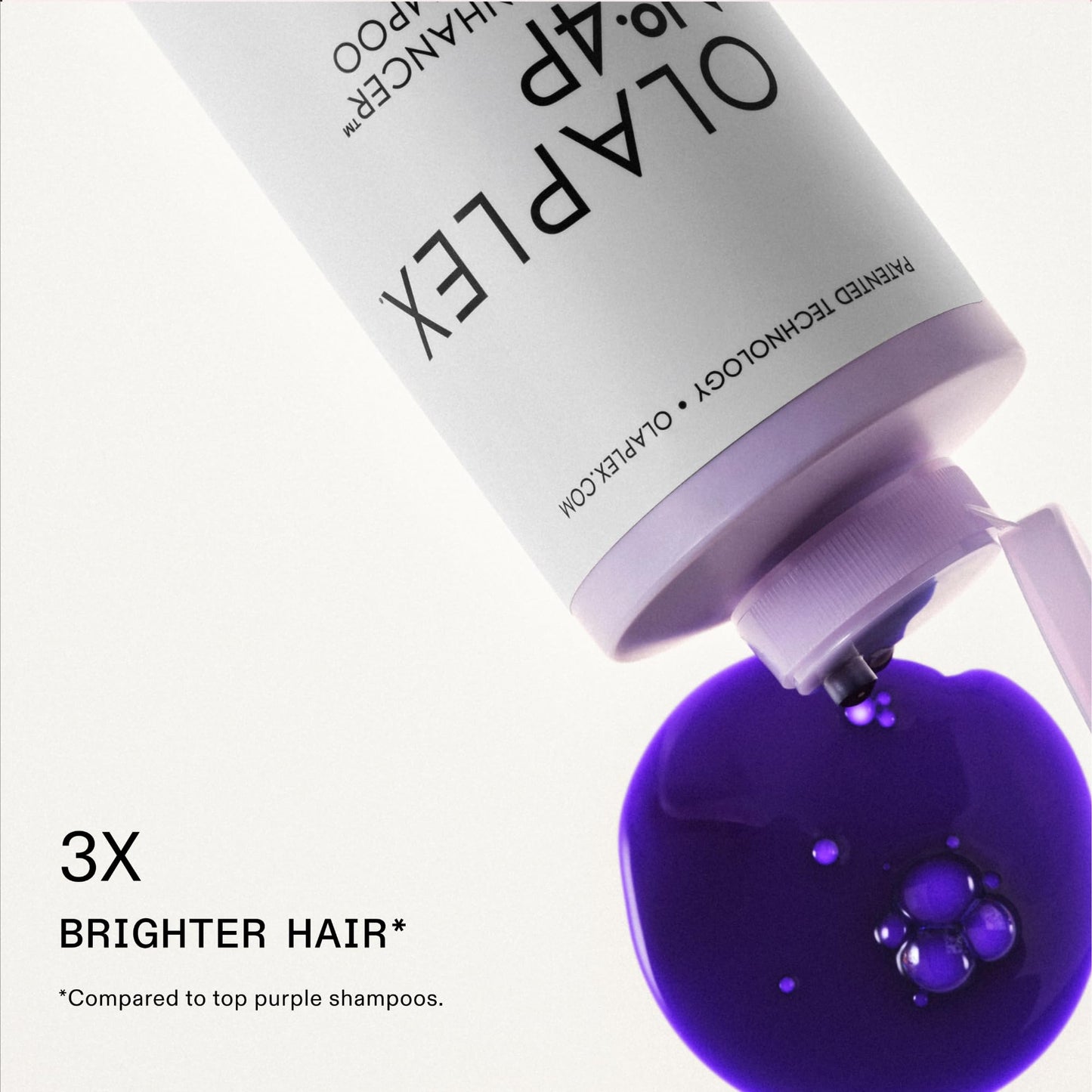 Olaplex Number 4P purple toning shampoo for blonde and grey hair care routine