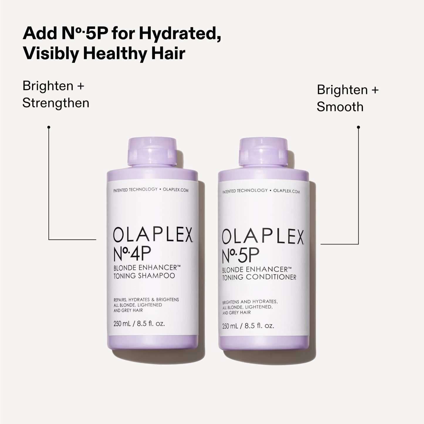 Olaplex Number 4P Blonde Enhancer professional grade hair toner packaging side