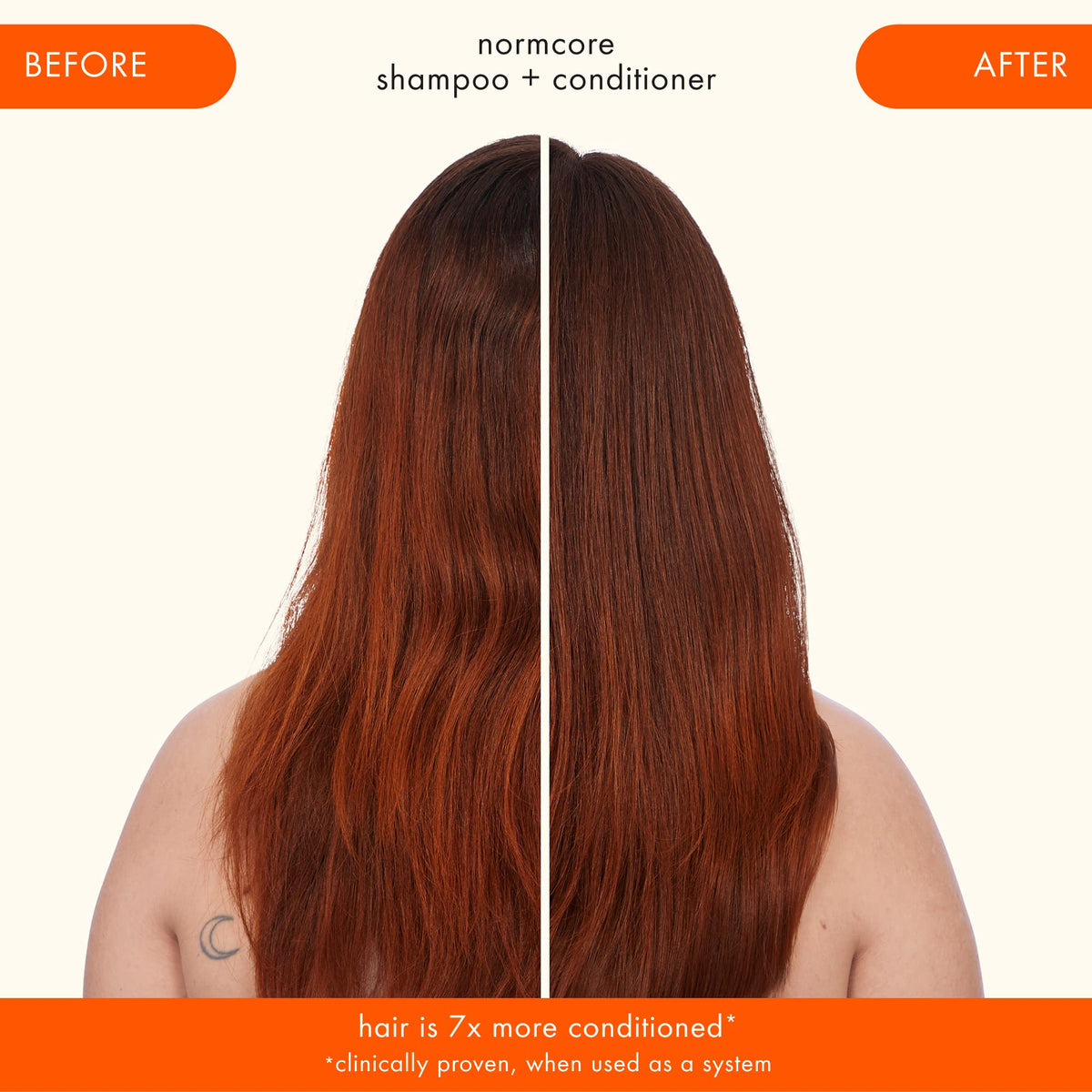 Amika Normcore Signature Shampoo texture demonstration