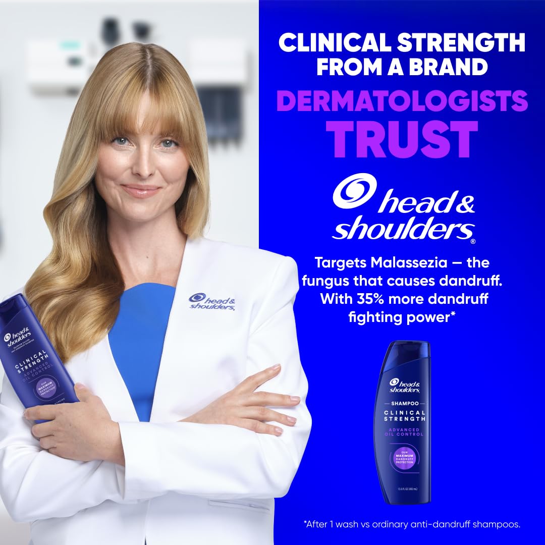 Head and Shoulders seborrheic dermatitis relief formula back label and directions.