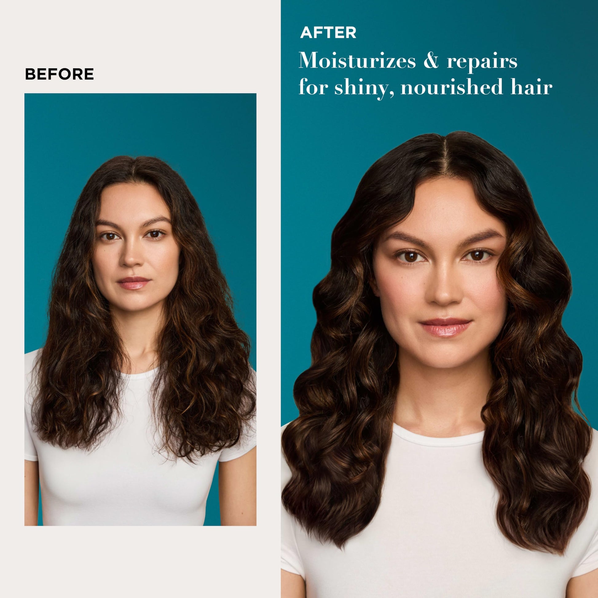Sulfate free moisturizing shampoo by OGX with gold lid