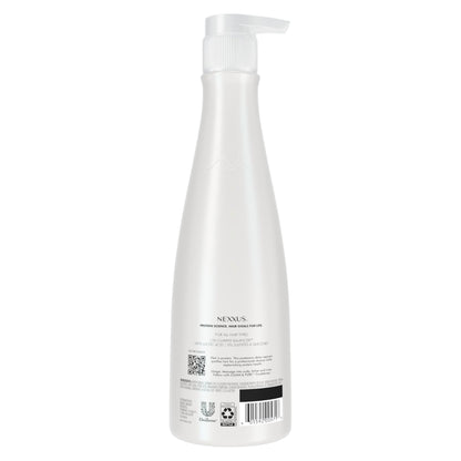 Nexxus clarifying detox shampoo back label showing directions and ingredients list