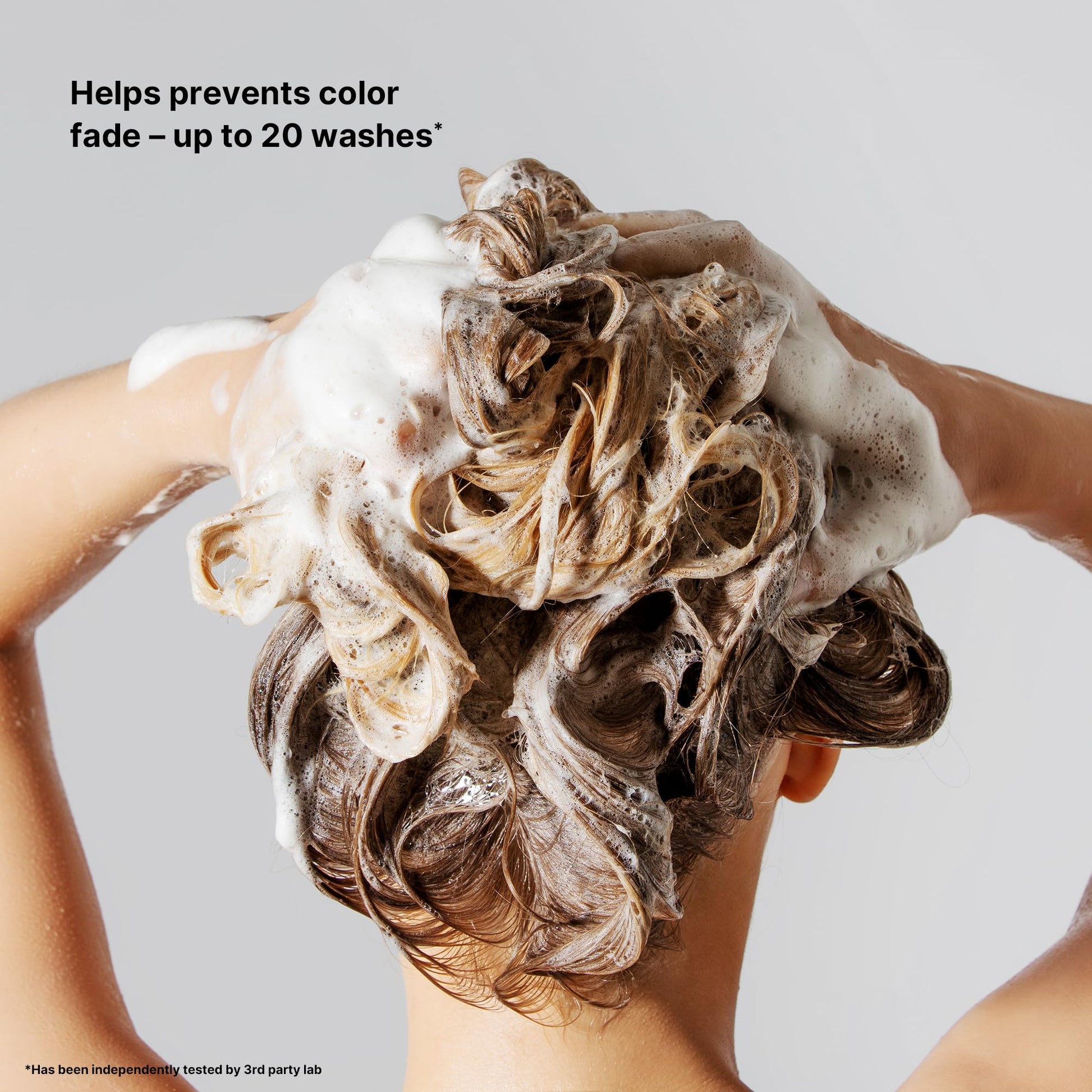 Authentic USA imported COLOR WOW shampoo showing clean ingredient details