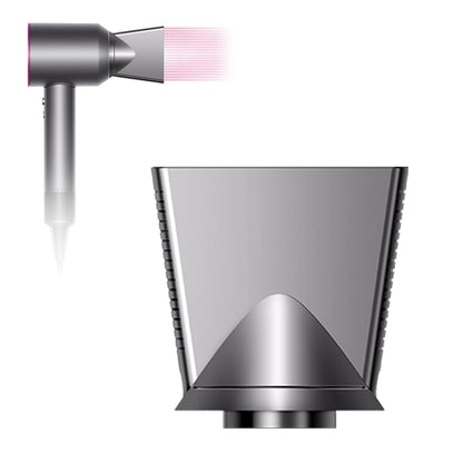 Side profile of Sumaxpro heat resistant hair dryer accessory showcasing the durable grey finish.