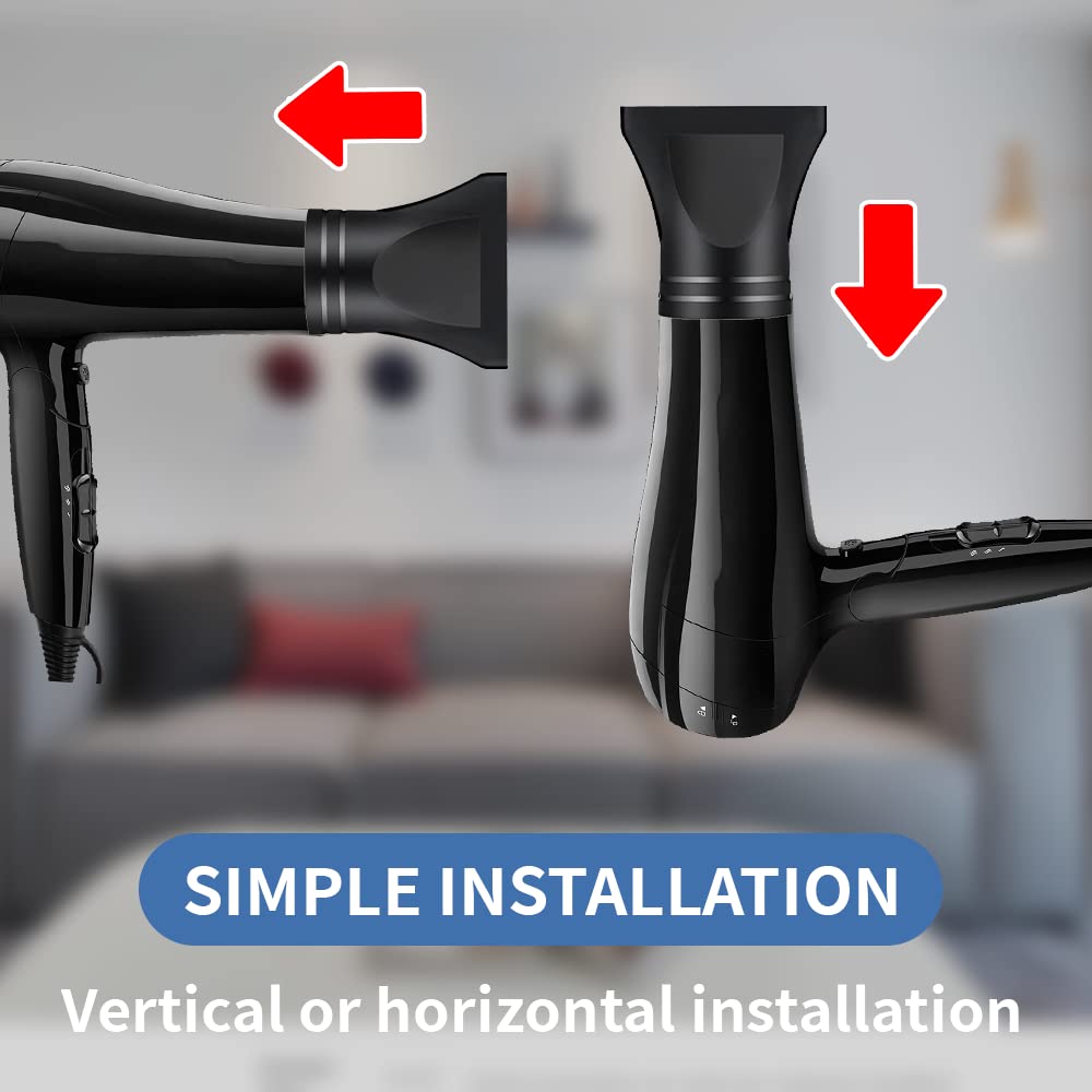 Side profile of high temperature resistant salon blow dryer attachment set