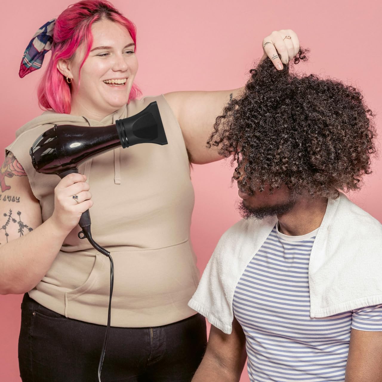 WRITWAA salon styling blow dryer attachments showing the narrow air outlet.