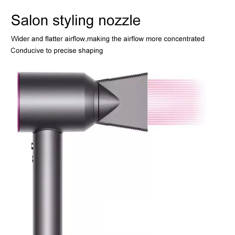 SWAZVAC hair dryer attachment nozzle showing the internal magnetic ring structure.