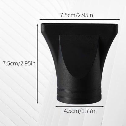 Durable heat resistant replacement blow dryer nozzle showcasing its lightweight design.