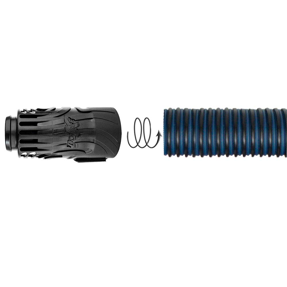 Complete professional pet dryer nozzle replacement kit with slide on ergonomic handle attachment