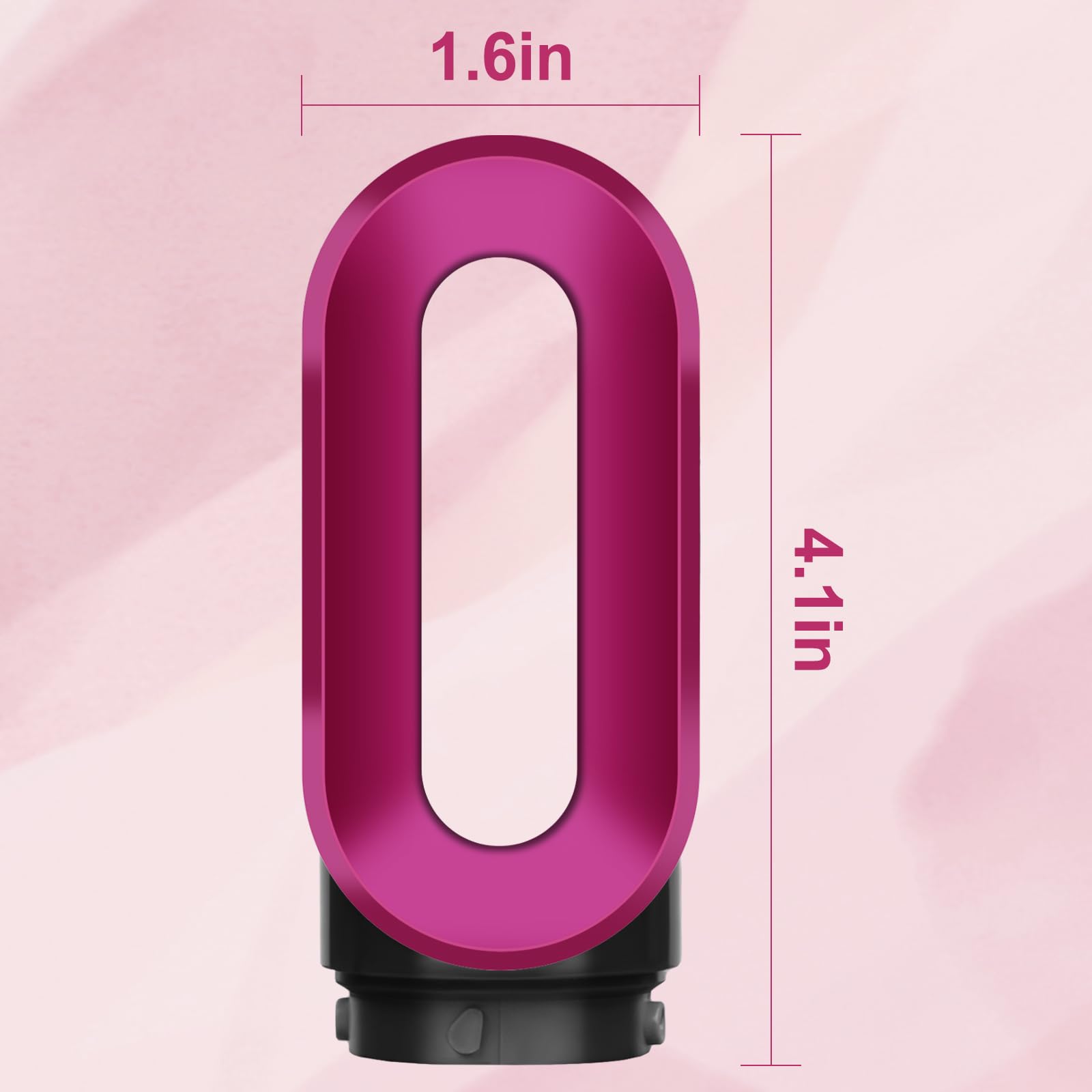 AFDD replacement part number 969759 01 rose pink styling nozzle displayed on a clean background.